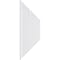 Ekena Millwork Set of Five Panels for 94 1/2"W x 36 1/4"H Framed Beadboard Fretwork Wainscot Wall Paneling WPKP18X01X15FBD - alternate 2